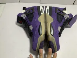Og Tony Travis Scott x Air Air Jordan 4 Retro Purple AJ4-766302 review tonyshoe10 05