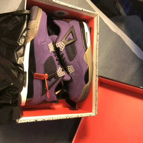 Og Tony Travis Scott x Air Air Jordan 4 Retro Purple AJ4-766302 review Jarence