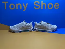 Nike Air Max 97 Triple White Wolf Grey  921826-101 review Ogtony，ogtony，TonyShoes，Tonyshoe，tonyshoes，tonyshoe 09