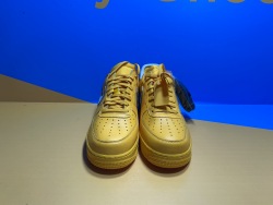 Off-White x Nike Air Force 1 Low University Gold DD1876-700 review Ogtony，ogtony，TonyShoes，Tonyshoe，tonyshoes，tonyshoe 03