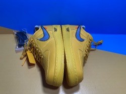 Off-White x Nike Air Force 1 Low University Gold DD1876-700 review Ogtony，ogtony，TonyShoes，Tonyshoe，tonyshoes，tonyshoe 05