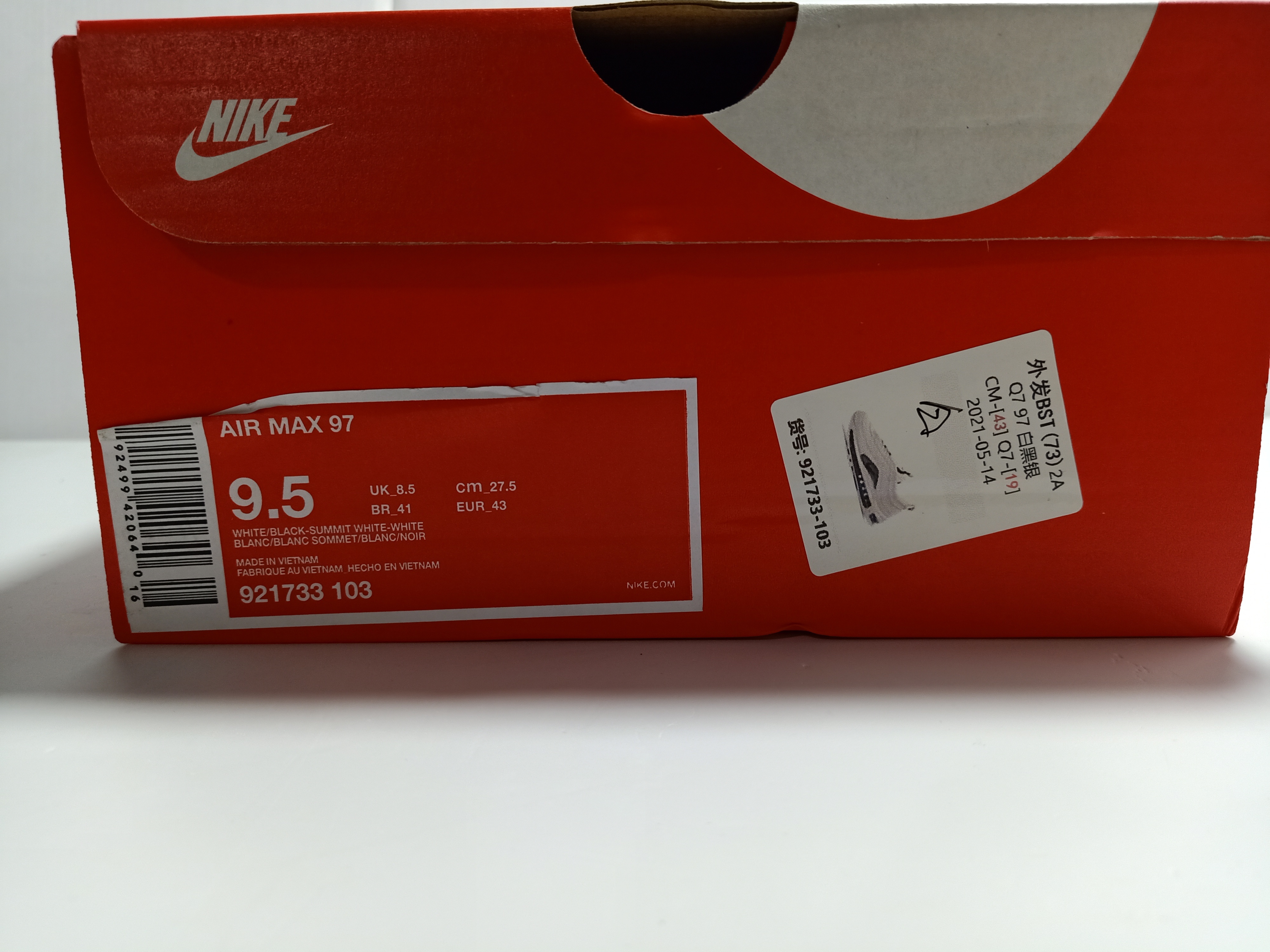 Nike Air Max 97 White Black Silver (W)  921733-103 review Ogtony，ogtony，TonyShoes，Tonyshoe，tonyshoes，tonyshoe 01