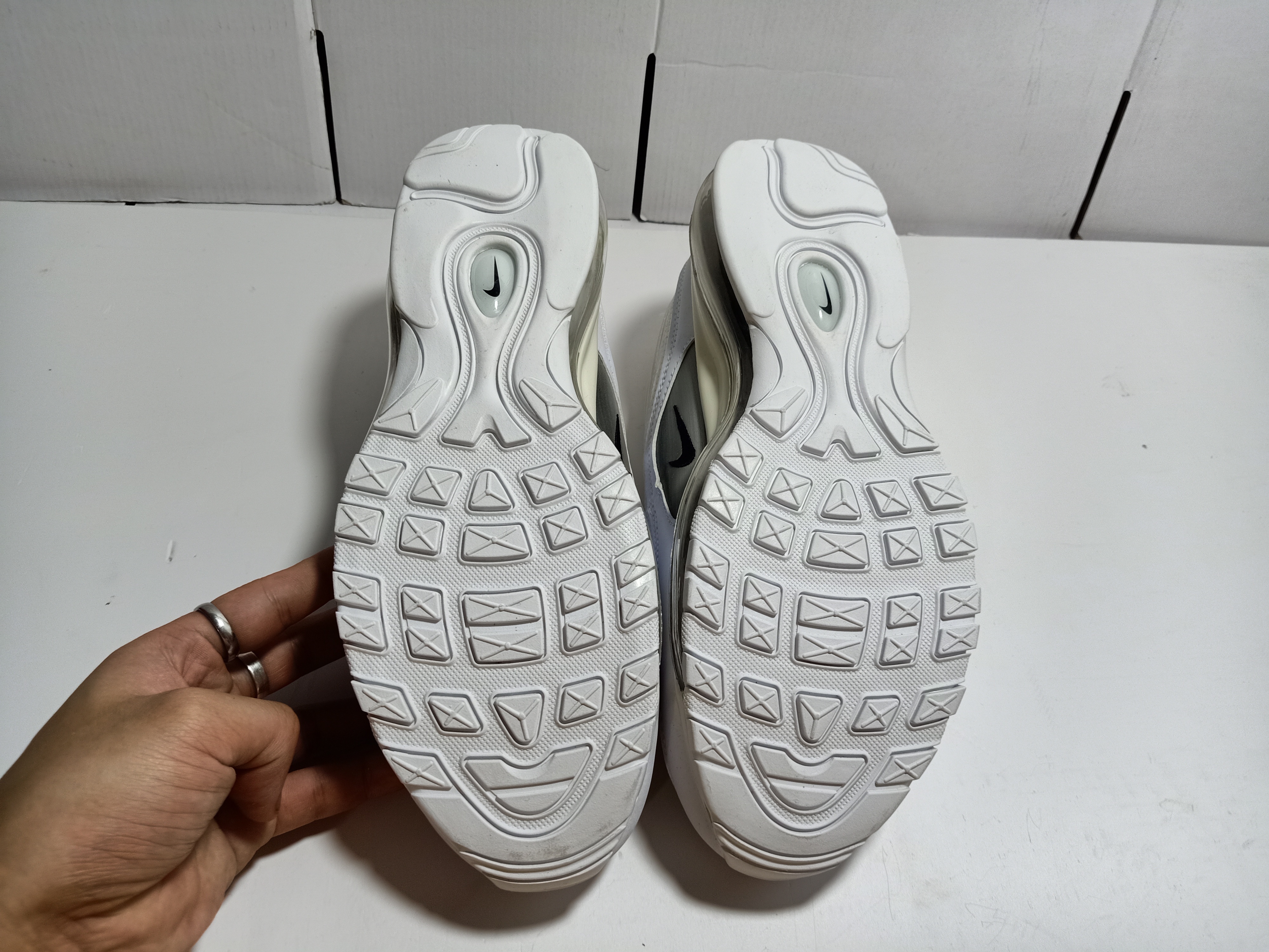 Nike Air Max 97 White Black Silver (W)  921733-103 review Ogtony，ogtony，TonyShoes，Tonyshoe，tonyshoes，tonyshoe 06