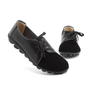 Slip on Leather Loafers for Women Comfortable Walking Driving Flat Shoes 01