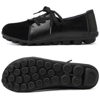 Slip on Leather Loafers for Women Comfortable Walking Driving Flat Shoes 02