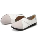 Women Casual Flat Driving Loafers Genuine Leather Lightweight Comfortable Round Toe Slip On Shoes