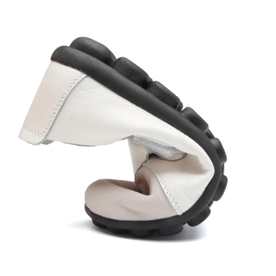 Women Casual Flat Driving Loafers Genuine Leather Lightweight Comfortable Round Toe Slip On Shoes 02