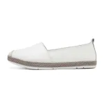 Women Leather Loafers Slip on Summer Comfort Walking Driving Flat Shoes