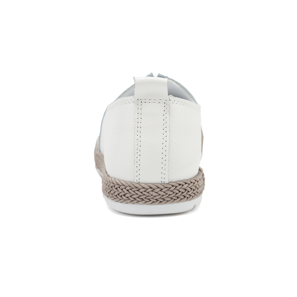 Women Leather Loafers Slip on Summer Comfort Walking Driving Flat Shoes