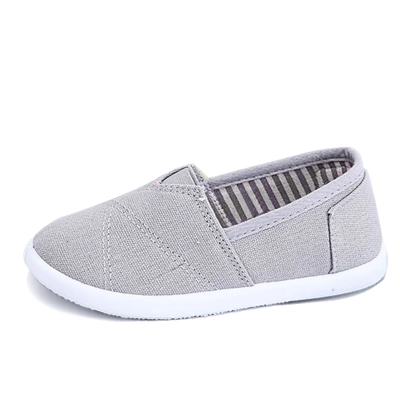 Toddler Sneakers Slip on Anti-Slip Rubber Sole Casual Canvas Comfortable Walking Shoes 02
