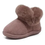 Toddler Winter Boots 2019 New Suede Fur Lined Warm Shoes