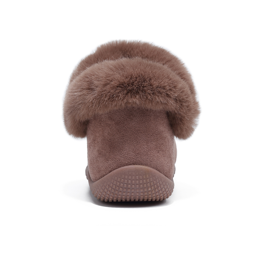 Toddler Winter Boots 2019 New Suede Fur Lined Warm Shoes
