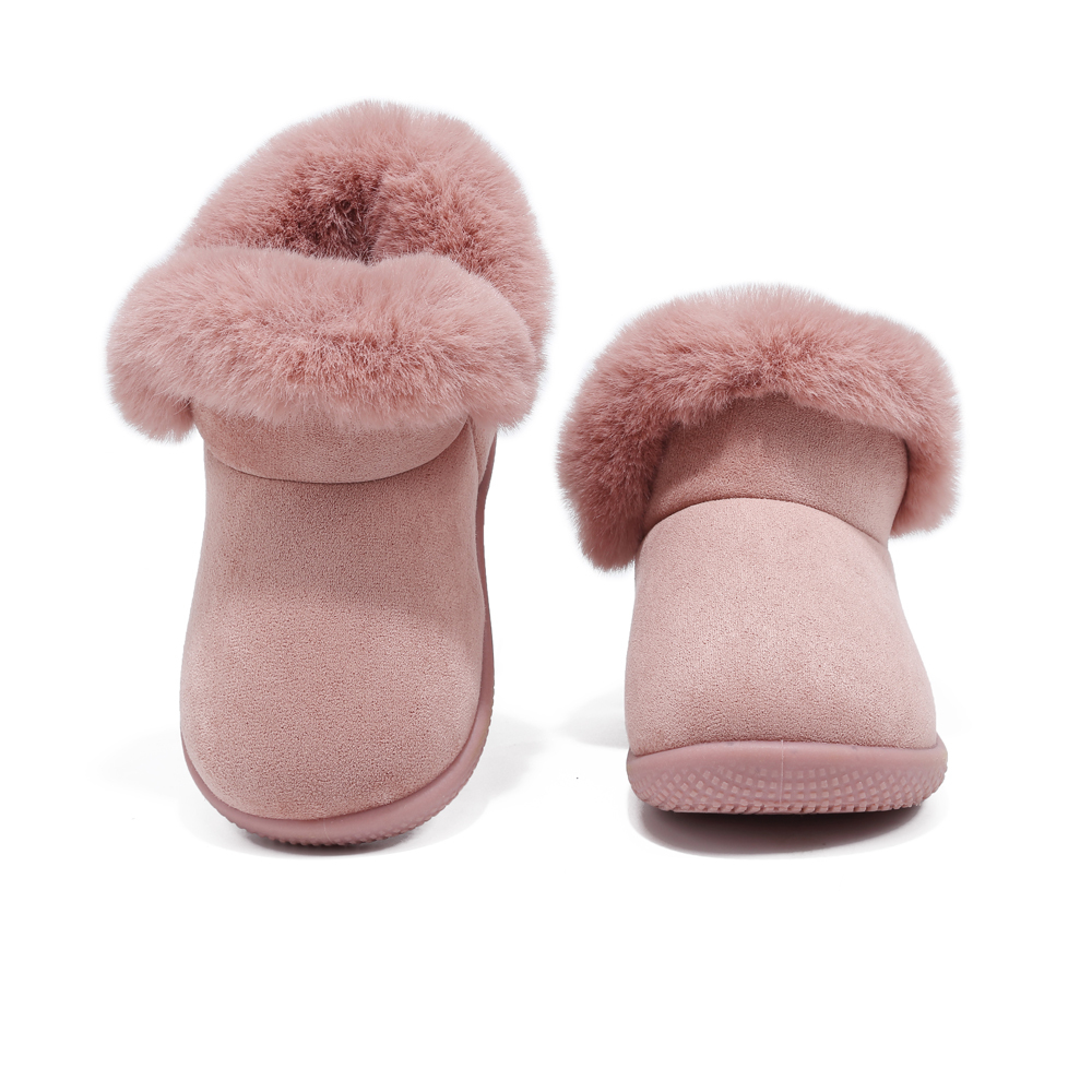 Toddler Winter Boots 2019 New Suede Fur Lined Warm Shoes