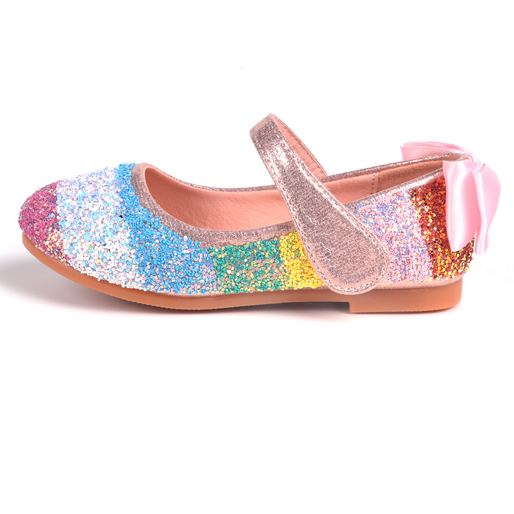 Girls Dress Shoes Adorable Party Sparkling Mary Jane Princess Shoes(Toddler/Little Kid)