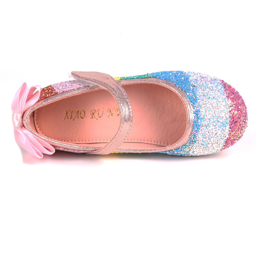 Girls Dress Shoes Adorable Party Sparkling Mary Jane Princess Shoes(Toddler/Little Kid)