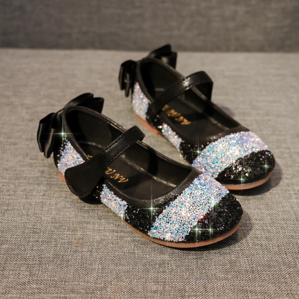Girls Dress Shoes Adorable Party Sparkling Mary Jane Princess Shoes(Toddler/Little Kid)