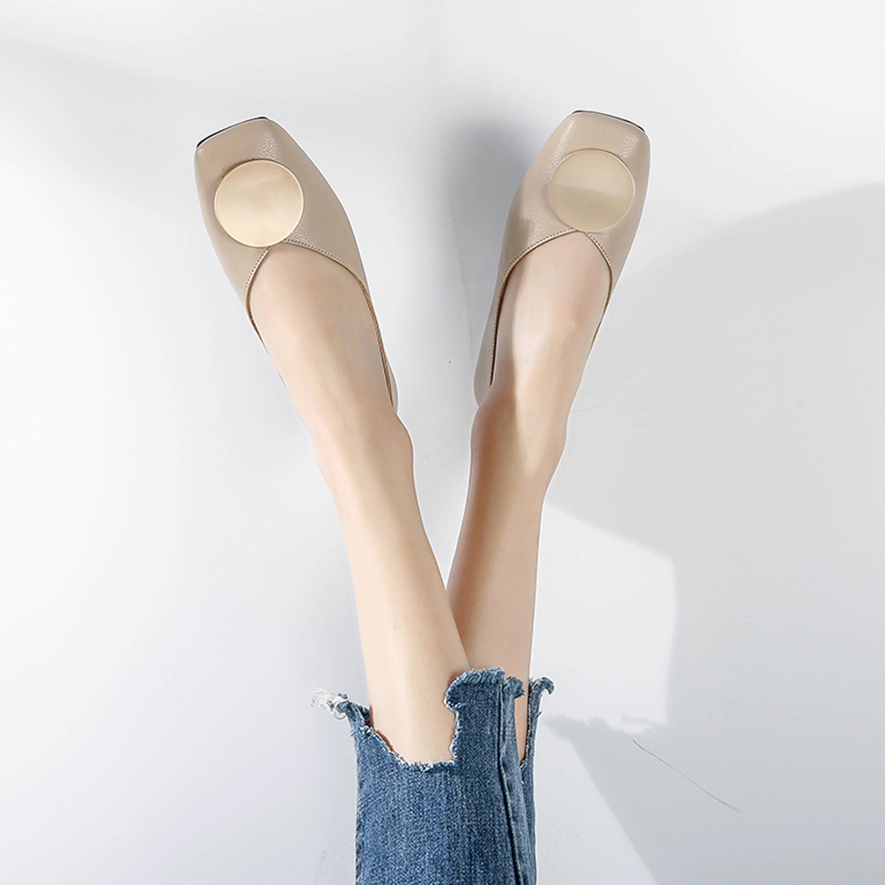 Women Loafers Leather Slip on Round Toe Casual Soft Sole Flats Comfortable Walking Driving Shoes