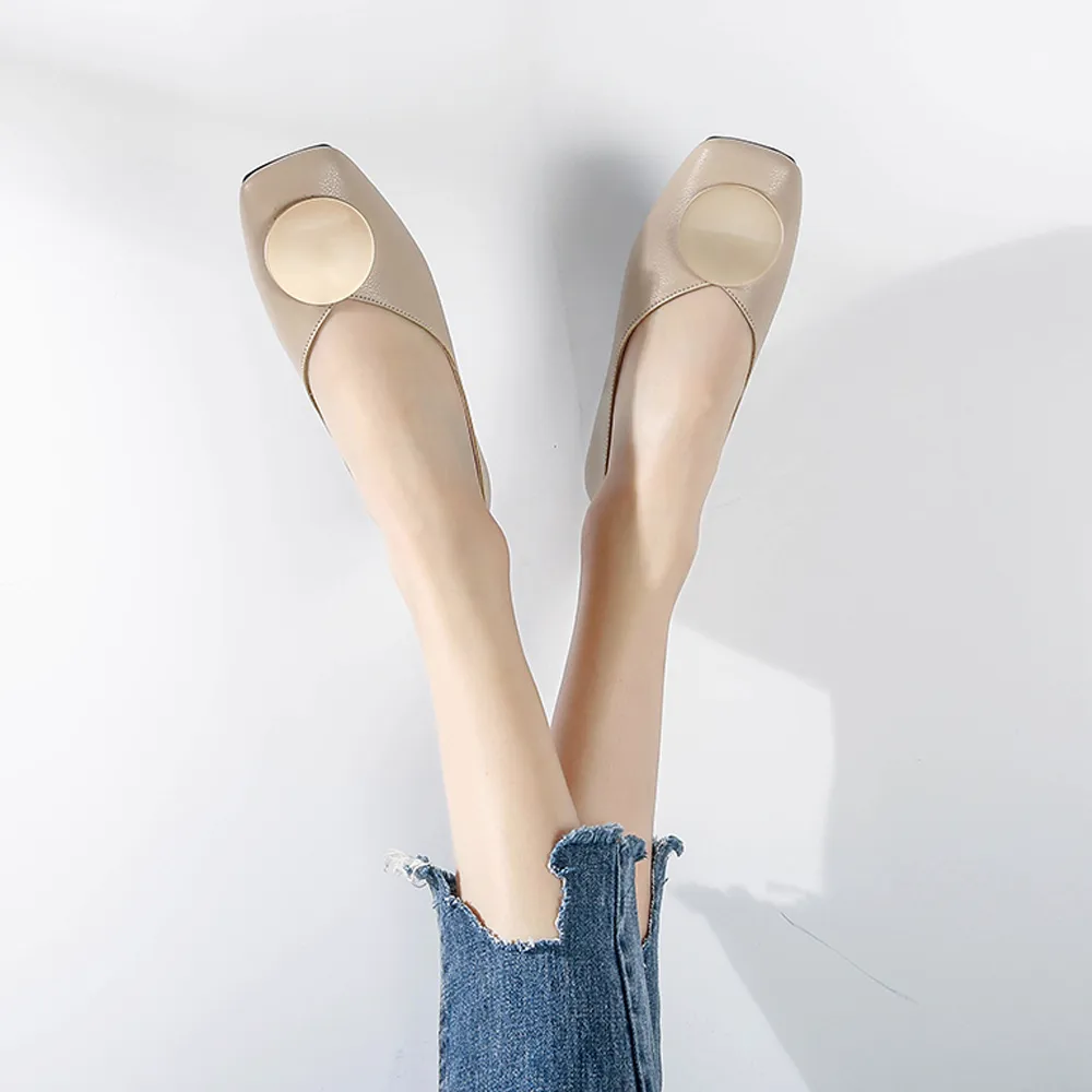 Women Loafers Leather Slip on Round Toe Casual Soft Sole Flats Comfortable Walking Driving Shoes