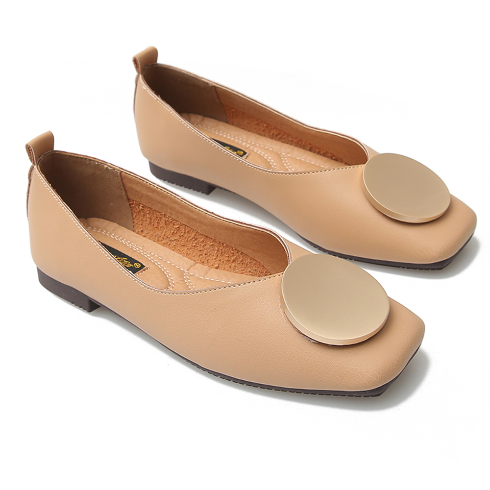 Women Loafers Leather Slip on Round Toe Casual Soft Sole Flats Comfortable Walking Driving Shoes