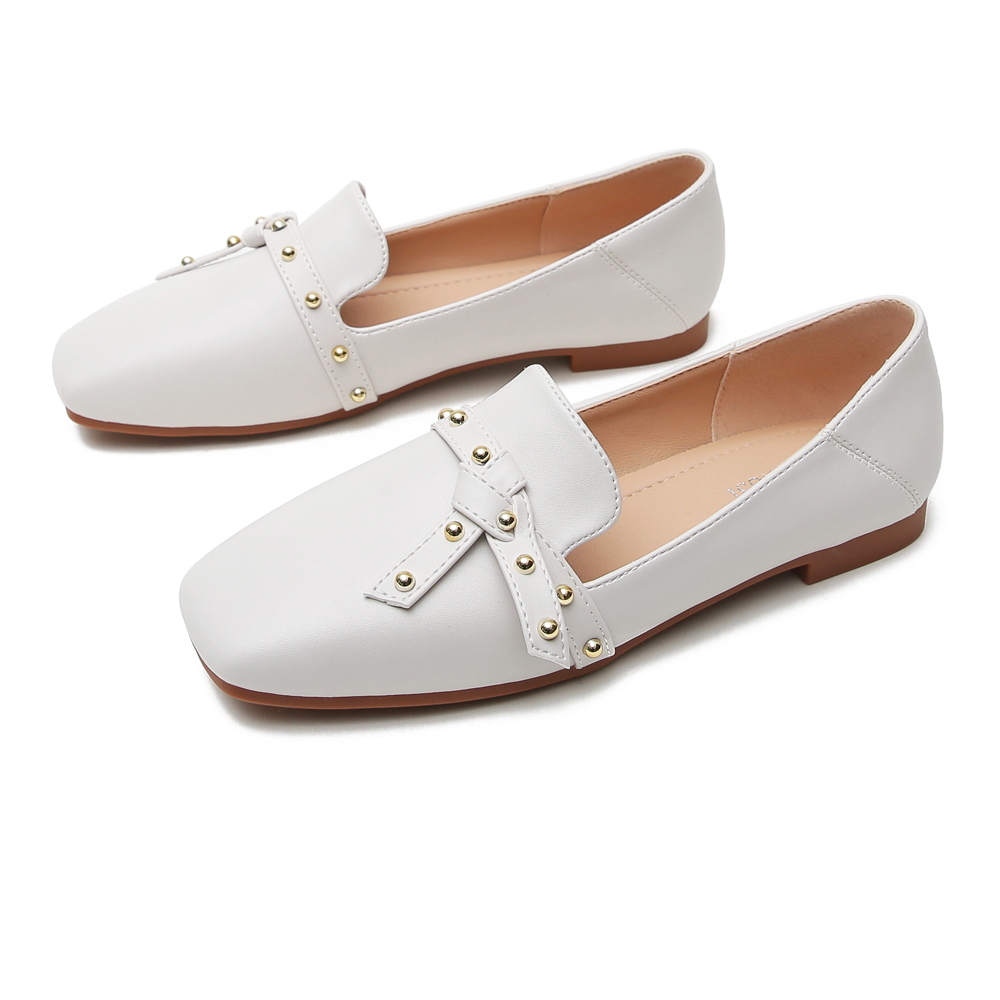 KISFLY 2021 New Leather Loafers for Women Casual Slip on Flats Comfortabale Walking Shoes