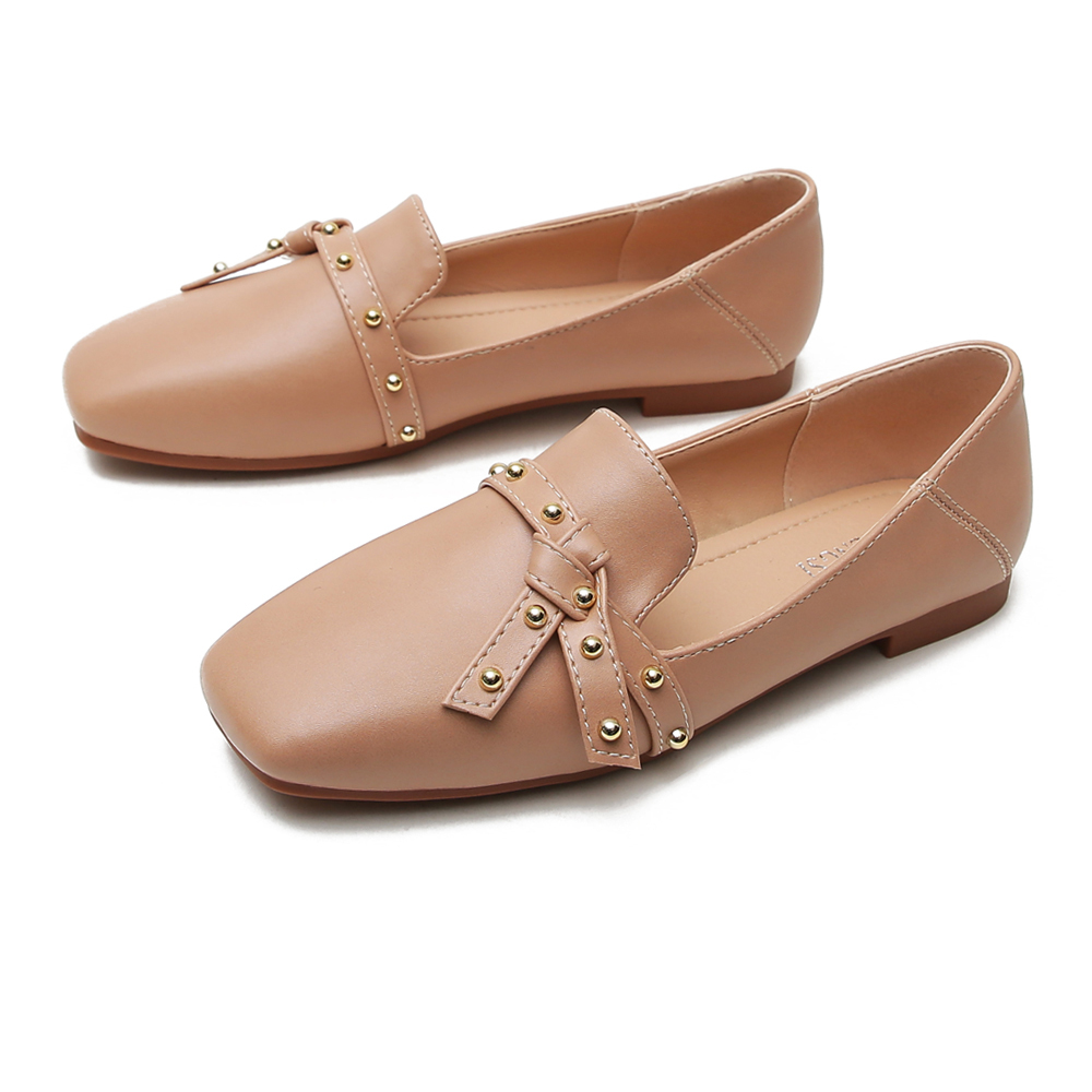 KISFLY 2021 New Leather Loafers for Women Casual Slip on Flats Comfortabale Walking Shoes