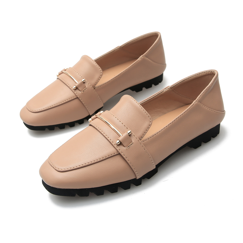KISFLY 2021 New Leather Loafers for Women Casual Slip on Flats Comfortabale Walking Shoes