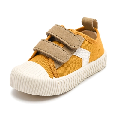 Toddler Sneakers for Boys and Girls Cartoon Dual Hook and Loops Sneakers Baby Canvas Shoes  01
