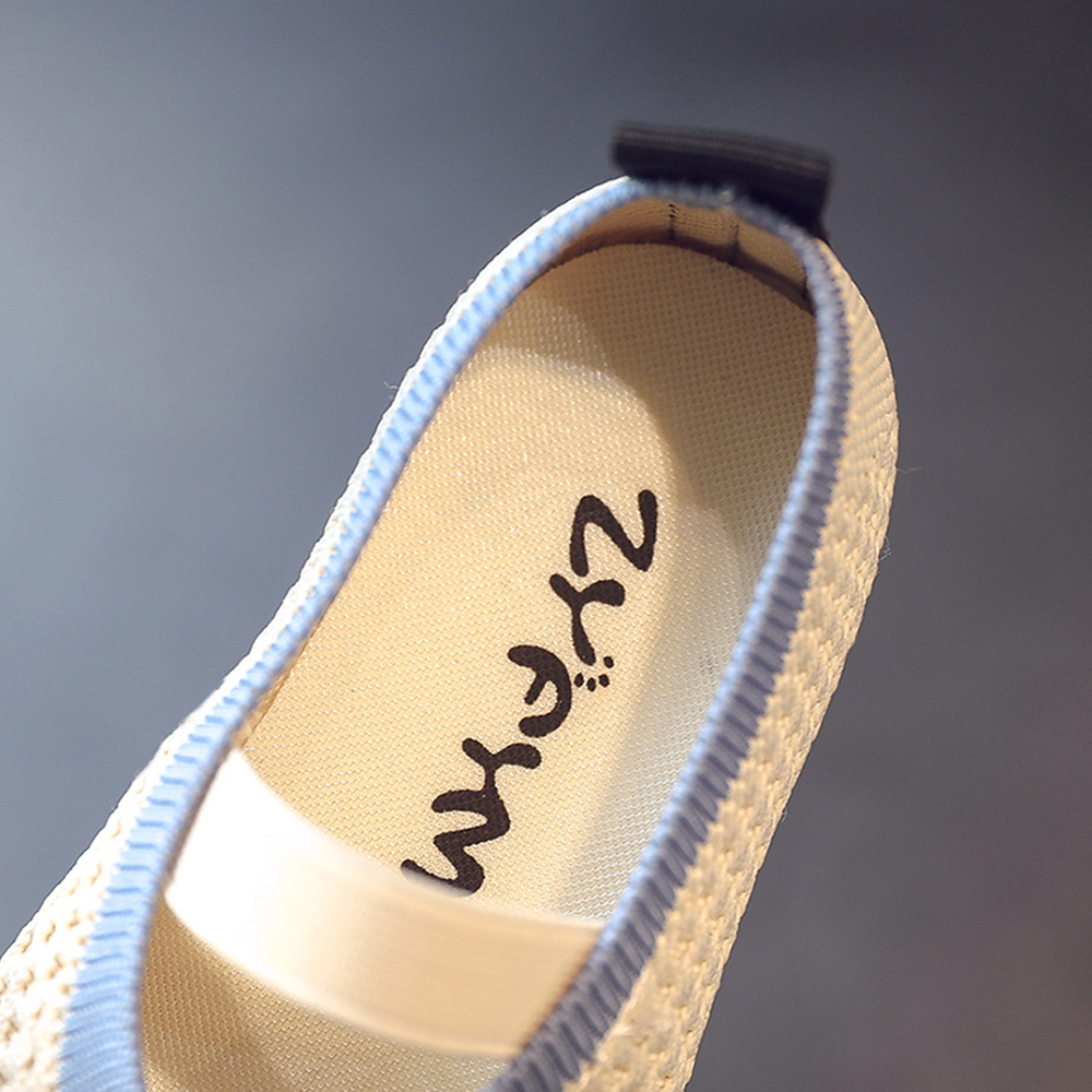 Girls Shoes Fly Woven Vamp Strap Flats Mary Jane Dress Shoes (Toddler/Little)