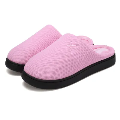 Women's and Men's Memory Foam Slippers Plush Lining Comfortable Walking House Shoes for Indoor or Outdoor 02