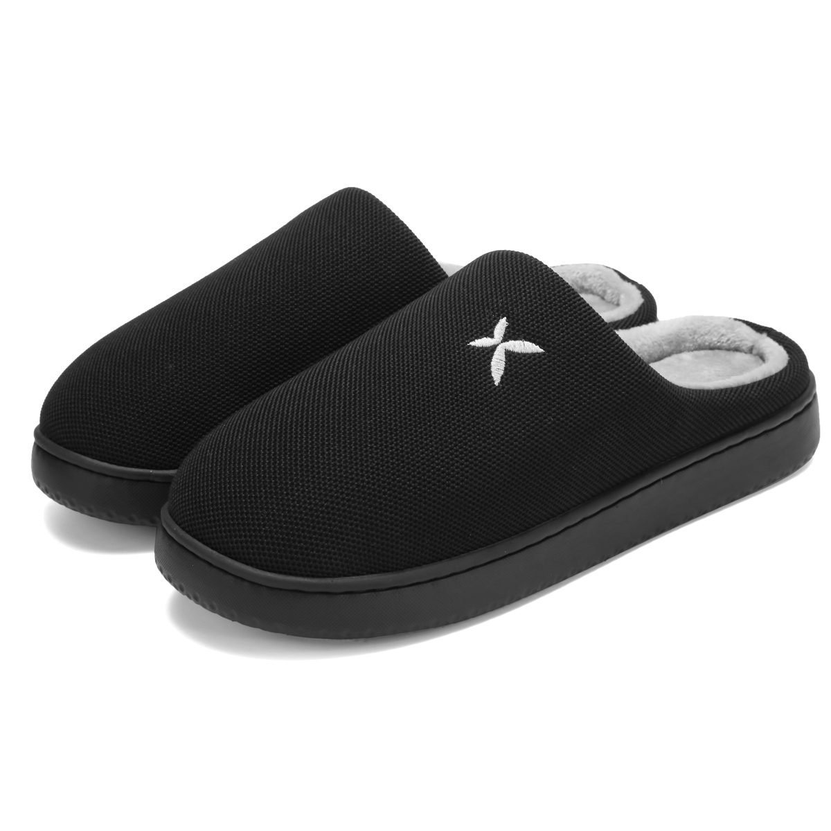 Women's and Men's Memory Foam Slippers Plush Lining Comfortable Walking House Shoes for Indoor or Outdoor