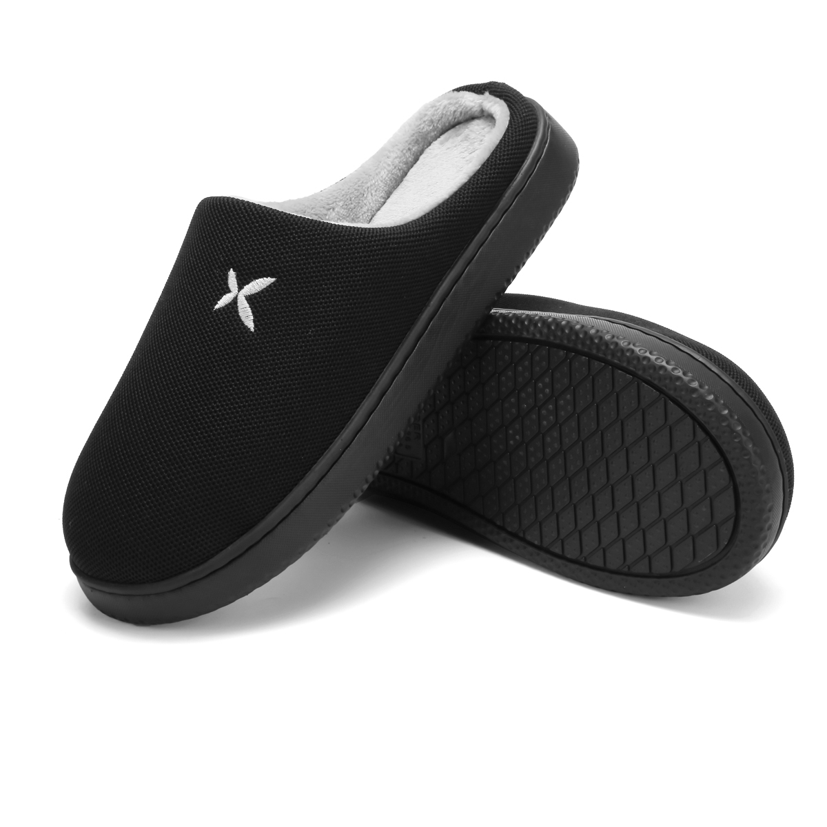 Women's and Men's Memory Foam Slippers Plush Lining Comfortable Walking House Shoes for Indoor or Outdoor