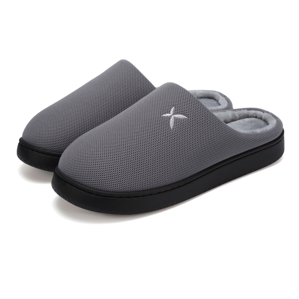 Women's and Men's Memory Foam Slippers Plush Lining Comfortable Walking House Shoes for Indoor or Outdoor