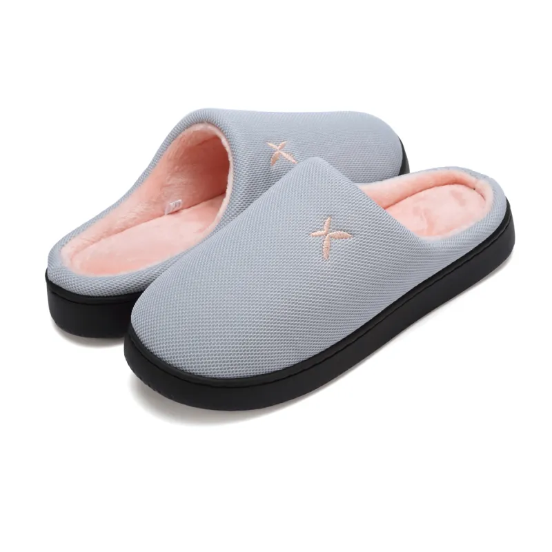 Women's and Men's Memory Foam Slippers Plush Lining Comfortable Walking House Shoes for Indoor or Outdoor