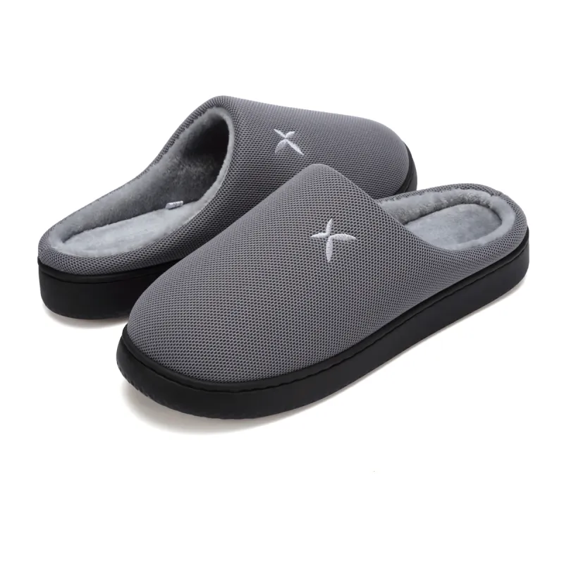 Women's and Men's Memory Foam Slippers Plush Lining Comfortable Walking House Shoes for Indoor or Outdoor