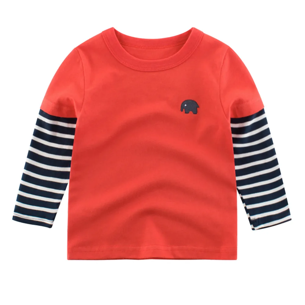 KISFLY Baby Boy/Toddler/Kids Long Sleeve Cotton T-Shirts(2-7 Years)  