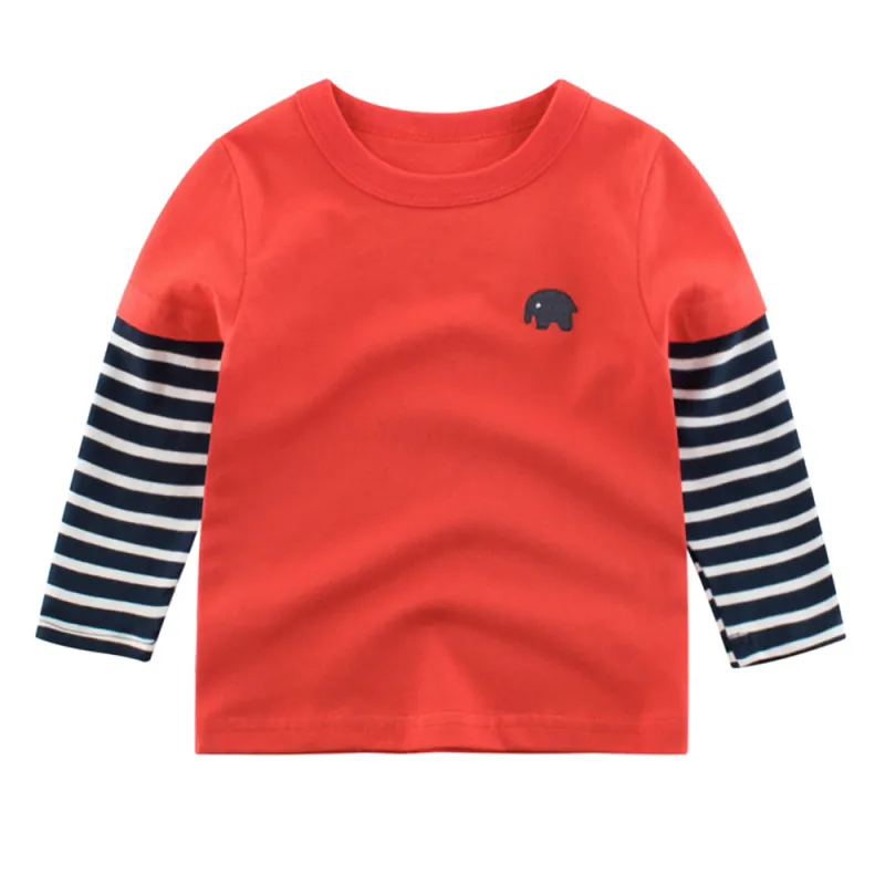 KISFLY Baby Boy/Toddler/Kids Long Sleeve Cotton T-Shirts(2-7 Years)  