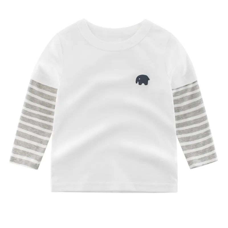 KISFLY Baby Boy/Toddler/Kids Long Sleeve Cotton T-Shirts(2-7 Years)  