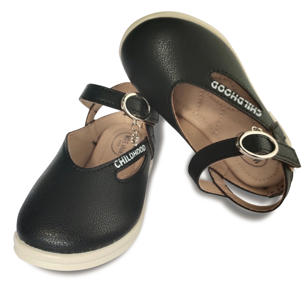 Girls Dress Shoes Leather Slip on Flats Comfort Walking Mary Jane Shoes(Toddler/Little Kid)