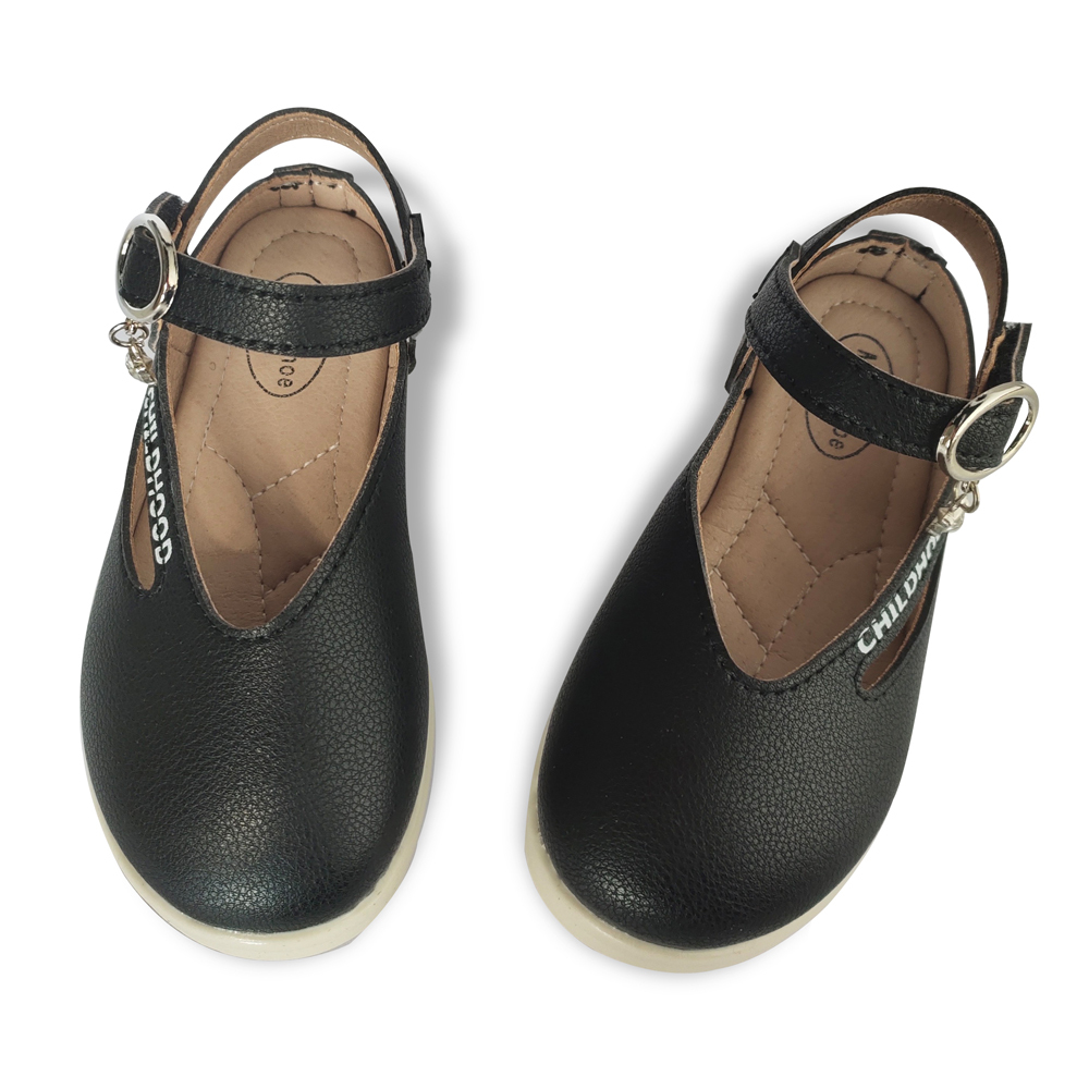 Girls Dress Shoes Leather Slip on Flats Comfort Walking Mary Jane Shoes(Toddler/Little Kid)