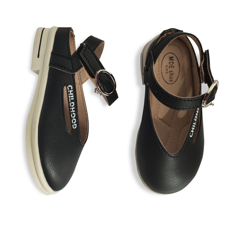 Girls Dress Shoes Leather Slip on Flats Comfort Walking Mary Jane Shoes(Toddler/Little Kid)