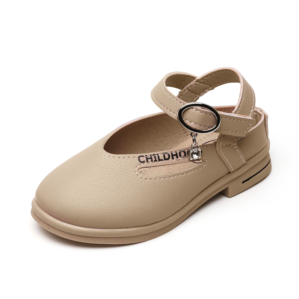 Girls Dress Shoes Leather Slip on Flats Comfort Walking Mary Jane Shoes(Toddler/Little Kid)