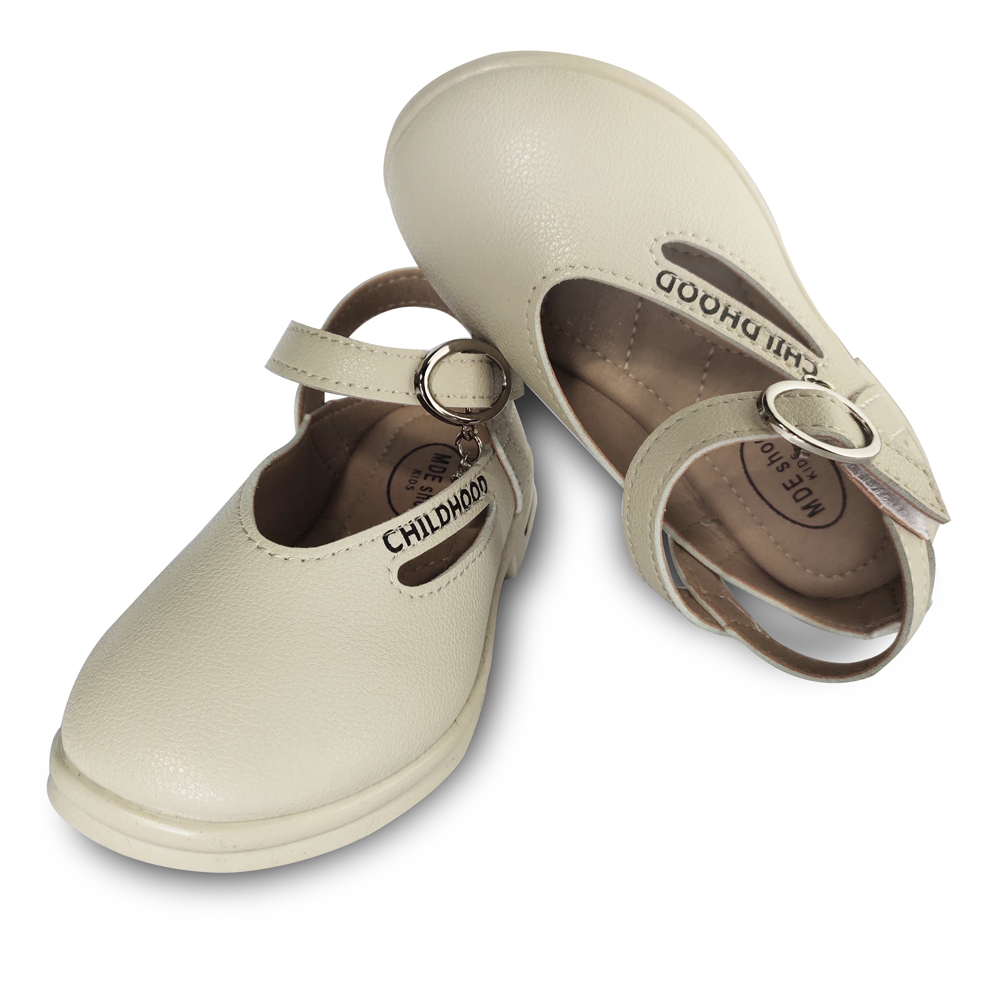 Girls Dress Shoes Leather Slip on Flats Comfort Walking Mary Jane Shoes(Toddler/Little Kid)