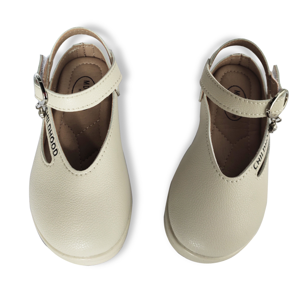 Girls Dress Shoes Leather Slip on Flats Comfort Walking Mary Jane Shoes(Toddler/Little Kid)