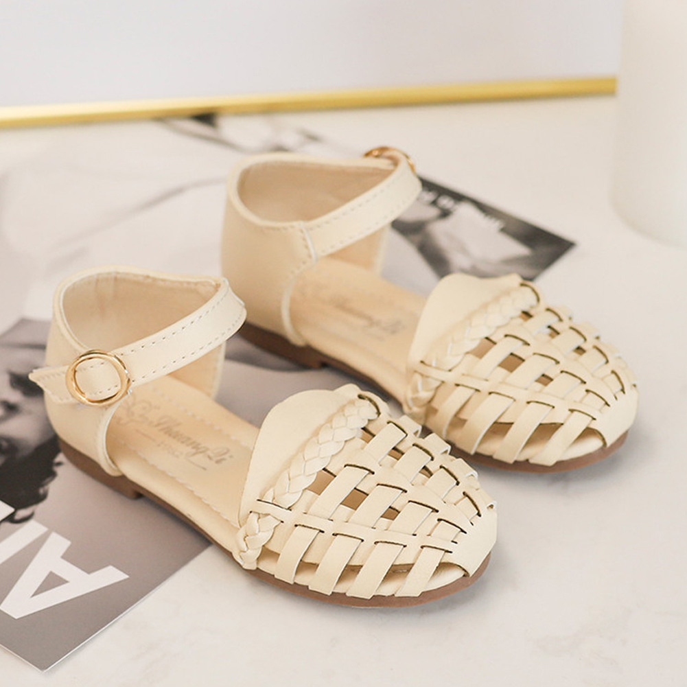 Kids Leather Closed Toe Sandals Outdoor Flat Shoes(Toddler/Little Kid/Big Kid)