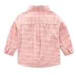 KISFLY Boys Tshirts  Cotton Long Sleeve Clothes Button Down Shirts with Pocket