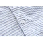KISFLY Long Sleeve Shirts for Boys Cotton Stripes Button Down T-Shirts