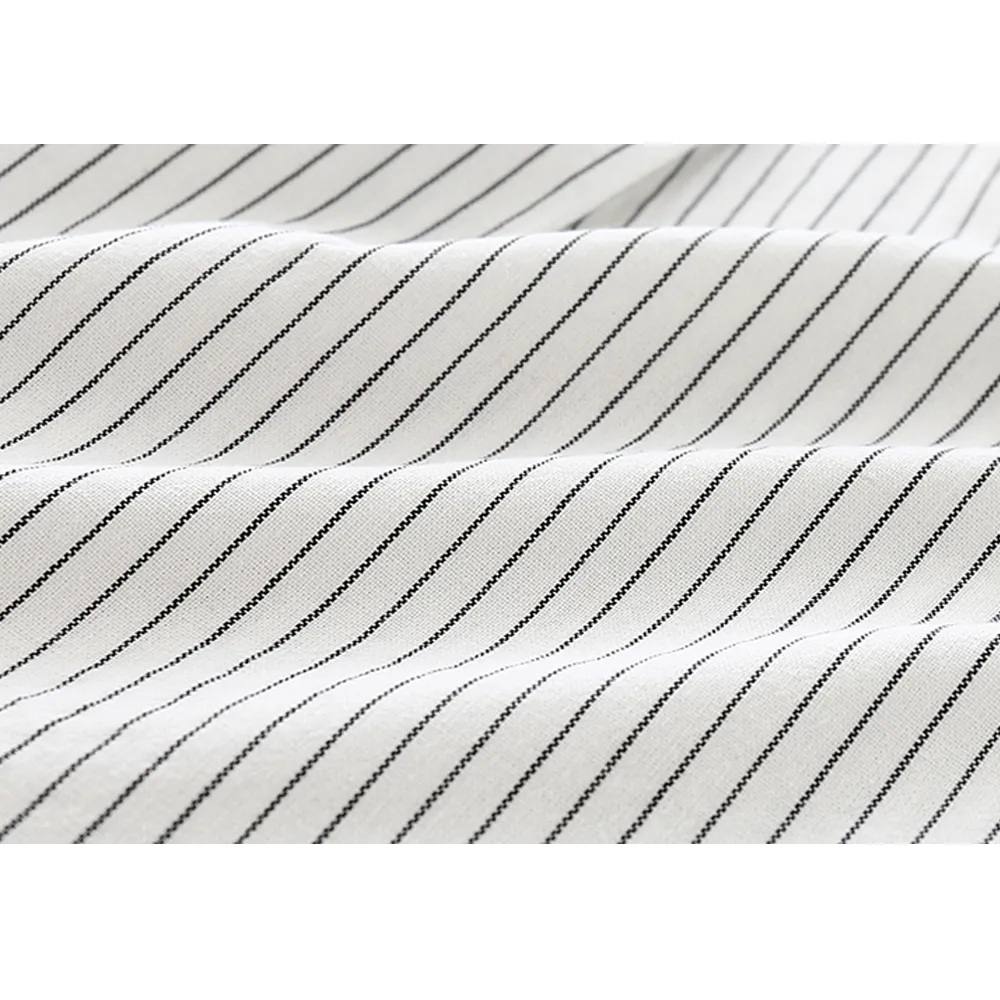 KISFLY Boys Shirt Button Down Long Sleeve Shirts Toddler Cotton Striped Tops T-Shirt