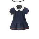 Toddler Girls' Dress Short-Sleeve Cotton Dresses