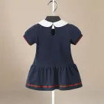 Toddler Girls' Dress Short-Sleeve Cotton Dresses