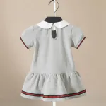 Toddler Girls' Dress Short-Sleeve Cotton Dresses